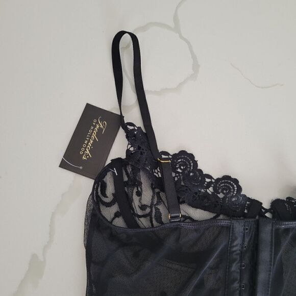 NEW Frederick's bustier Intimate Bra mesh size M - Picture 4 of 10